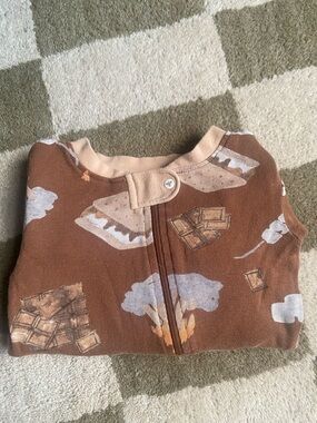 Burt’s Bees Baby S’mores Footie Pajamas Size 12m